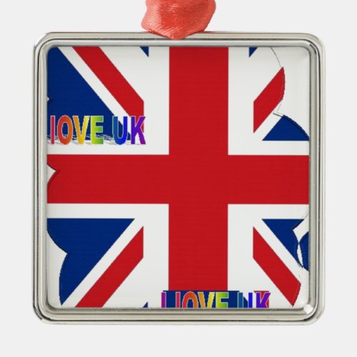 Create Your Own Beautiful Colorful UK Metal Ornament