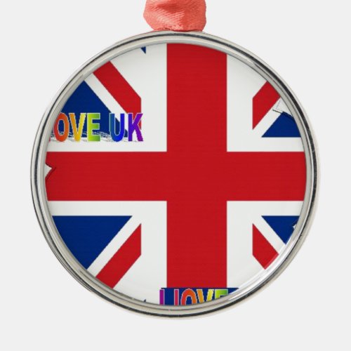 Create Your Own Beautiful Colorful UK Metal Ornament