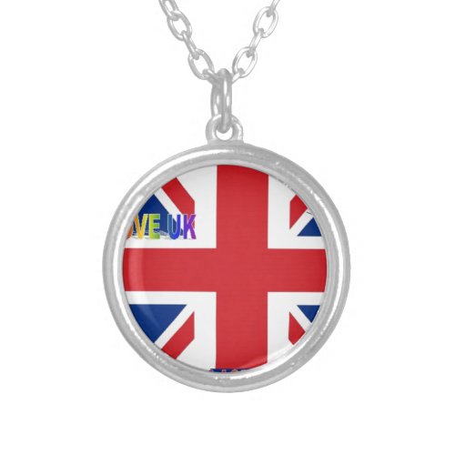 Create Your Own Beautiful Colorful UK Silver Plated Necklace