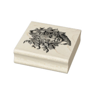 Create Your Own Beautiful Golden Dryad Rubber Stamp