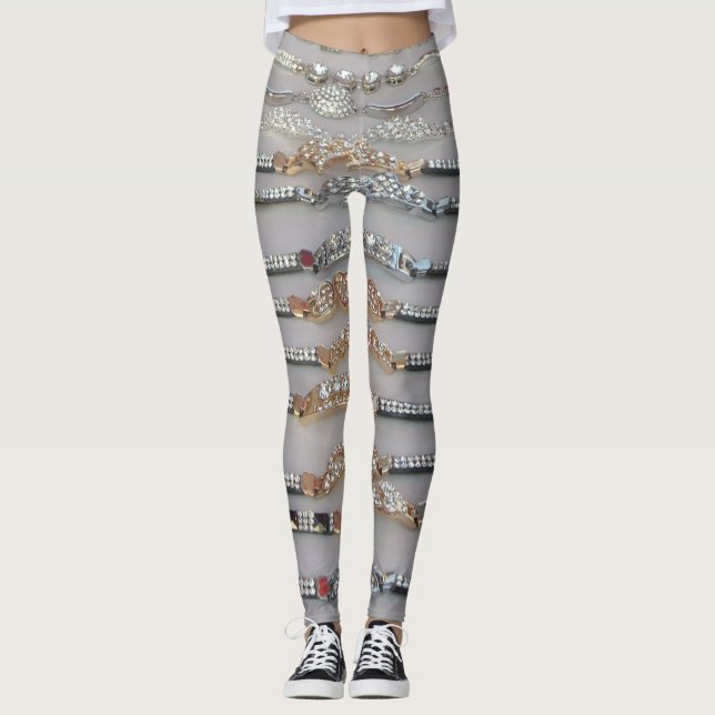 Create your own Beautiful Latest Fashion Jewelry Leggings (Front)