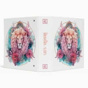 Create Your Own Beautiful Leo Zodiac 3 Ring Binder