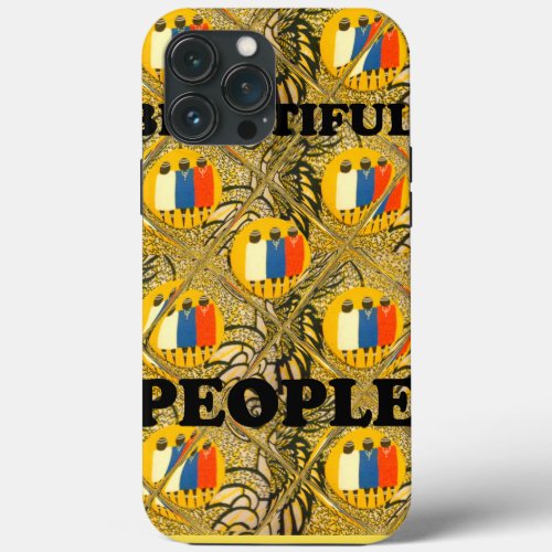 Create Your Own Beautiful People Traditional Afric iPhone 13 Pro Max Case