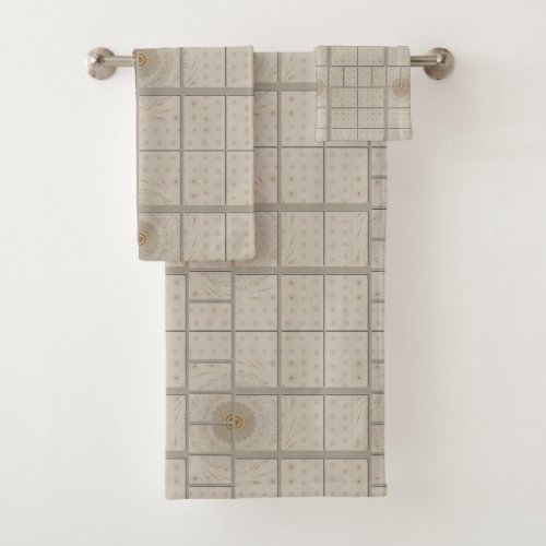 Create Your Own Beautiful Smart Posh Square Design Bath Towel Set