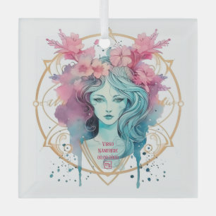 Create Your Own Beautiful Virgo Zodiac Glass Ornament