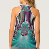 Create your own Beautiful Wedding Clothing Teal Tank Top (Back)