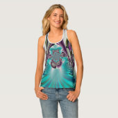 Create your own Beautiful Wedding Clothing Teal Tank Top (Front Full)