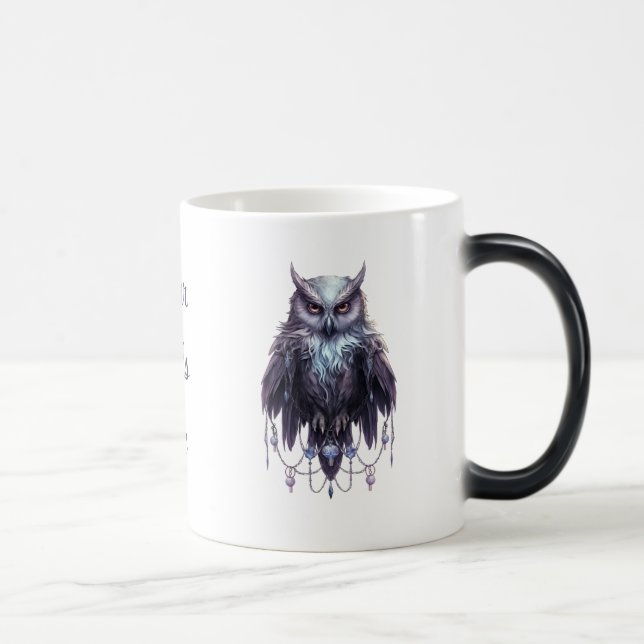 Create Your Own Bejeweled Owl Color Morph Mug (Right)