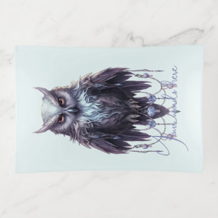 Create Your Own Bejeweled Owl Trinket Tray