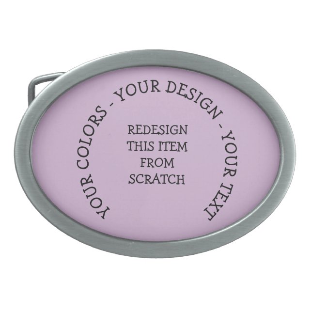 Create Your Own Belt Buckle (Front)