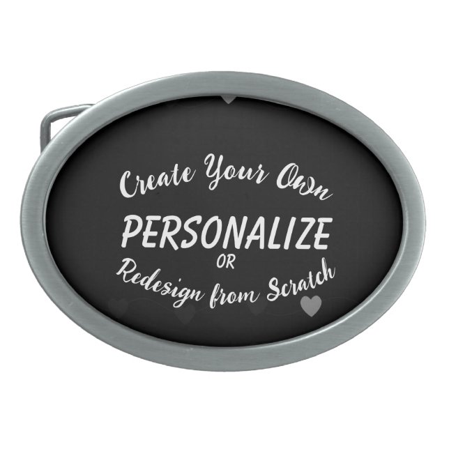 Create Your Own Belt Buckle (Front)