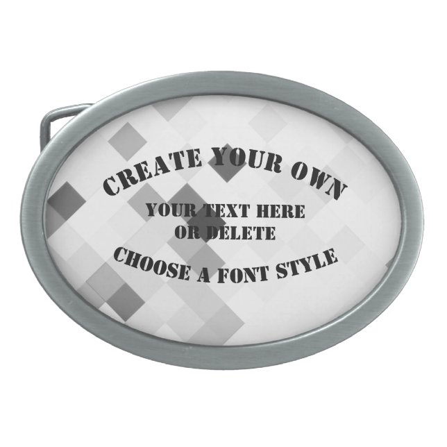 Create Your Own Belt Buckle (Front)