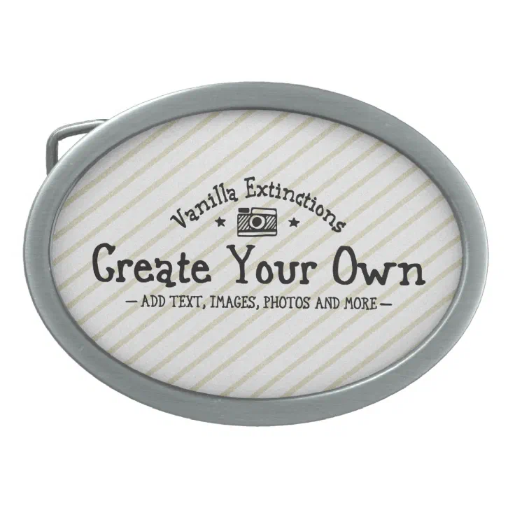 Create Your Own Belt Buckle Zazzle