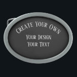 Create Your Own Belt Buckle<br><div class="desc">Personalize this product by adding your own text or redesign entirely from scratch by replacing our image with your own!

Visit Creative Negatives on Zazzle to view our entire collection of custom gifts,  event supplies,  wall art and more.</div>