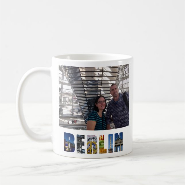 Create Your Own Berlin Germany Vacation Photo Coffee Mug (Left)