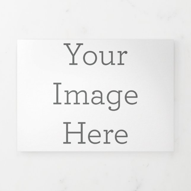 Custom Trifold Letter Fold Holiday Card, Size: 5" x 7", Paper: Signature Matte, Envelopes: White (Cover)