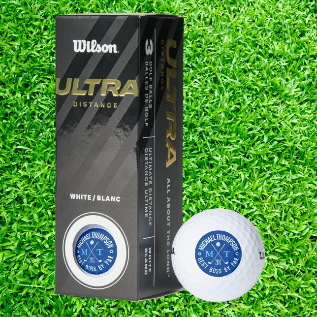 Create Your Own Best Boss Monogram Golf Balls (Create Your Own Best Boss Monogram Golf Balls)