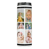 Create Your Own Best Dad Ever 15 Photo Collage  Thermal Tumbler (Back)