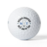 Create Your Own Best Dad Monogram Golf Balls