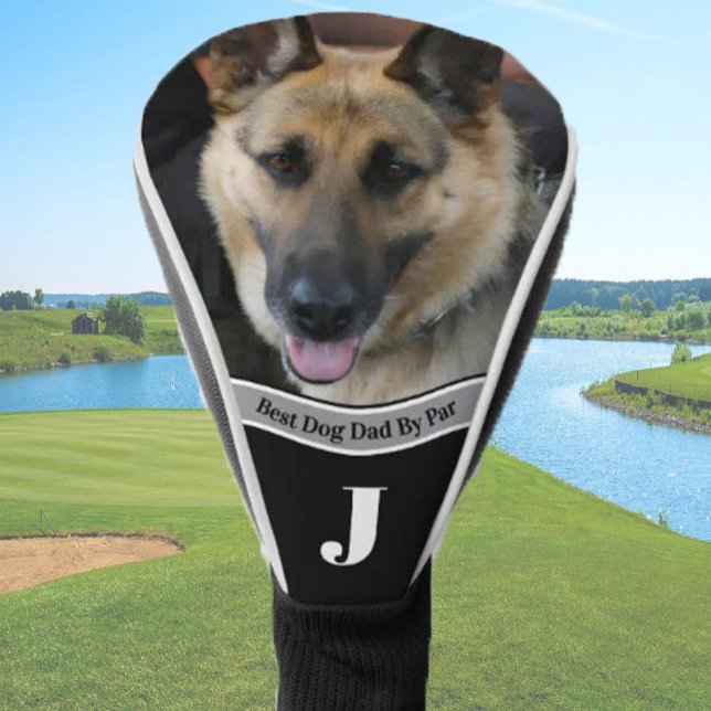 Create your own Best Dog Dad photo template custom Golf Head Cover (Creator Uploaded)