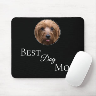 Create Your Own Best Dog Mom Personalized Photo Mouse Pad
