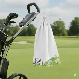 Create Your Own Best Grandpa By Par Golf Towel