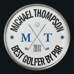 Create Your Own Best Husband Monogram Golf Ball Marker<br><div class="desc">Create Your Own Best Golfer Monogram Golf Balls. Easily add your own monogram initials,  name,  and message to make a fun golf ball.
Make a present for yourself or present as an elegant birthday,  anniversary,  or Christmas gift to family or friends such as a husband,  partner,  dad or grandpa</div>