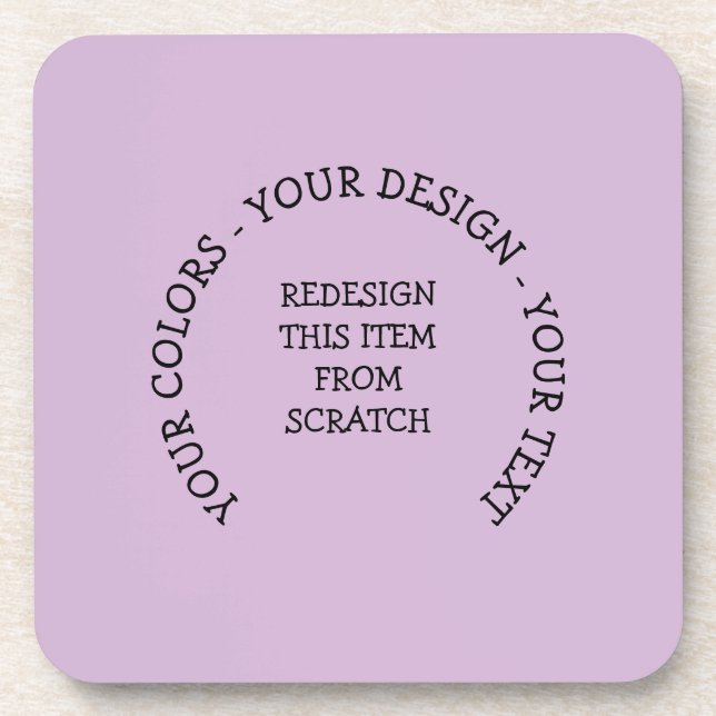 Create Your Own Beverage Coaster (Front)