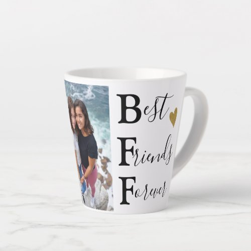Create Your Own BFF Best Friends Forever Photo   Latte Mug