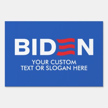 Create Your Own Biden 2024 Sign by Politicaltshirts at Zazzle