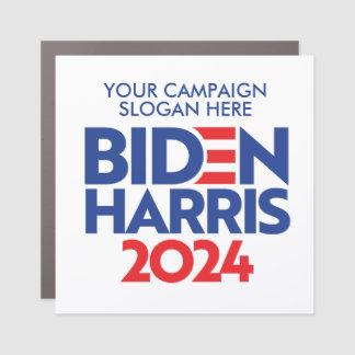 Create Your Own Biden Harris 2024 Campaign Slogan Car Magnet