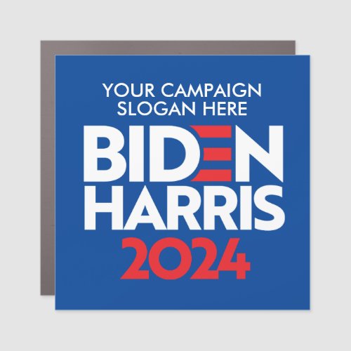 Create Your Own Biden Harris 2024 Campaign Slogan Car Magnet