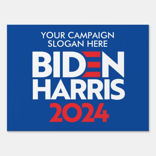 Create Your Own Biden Harris 2024 Campaign Slogan Sign
