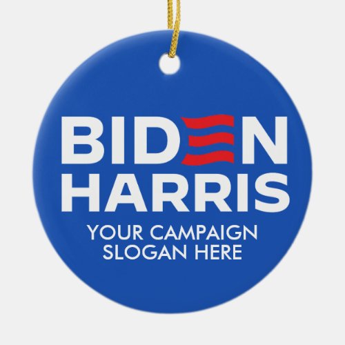 Create Your Own Biden Harris 2024 Ceramic Ornament