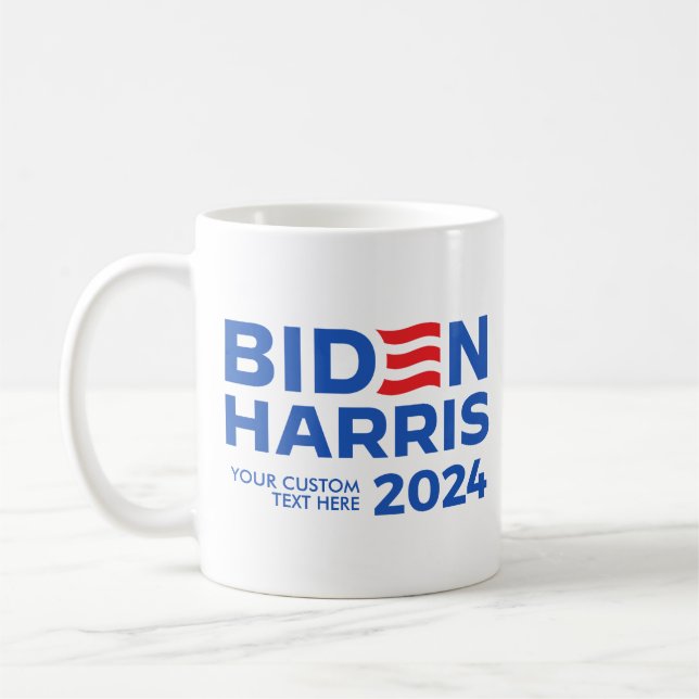 Create Your Own Biden Harris 2024 Coffee Mug (Left)
