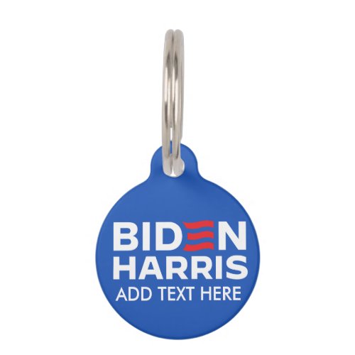 Create Your Own Biden Harris 2024 Pet ID Tag