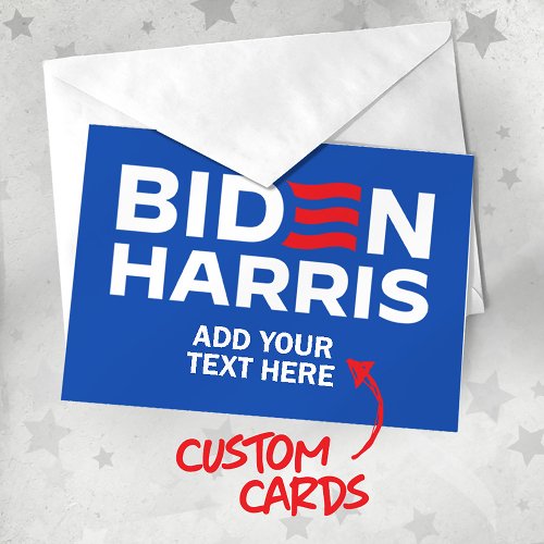 Create Your Own Biden Harris 2024 Postcard