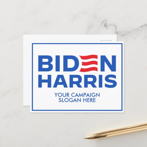 Create Your Own Biden Harris 2024 Postcard