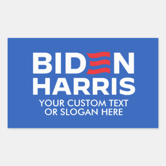 Create Your Own Biden Harris 2024 Rectangular Sticker