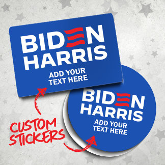 Create Your Own Biden Harris 2024 Rectangular Sticker