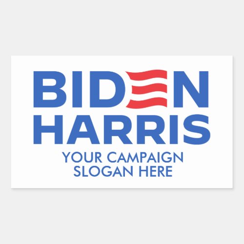 Create Your Own Biden Harris 2024 Rectangular Sticker