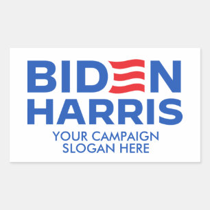 Create Your Own Biden Harris 2024 Rectangular Sticker