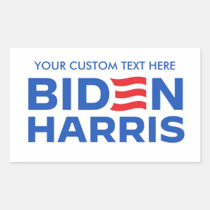 Create Your Own Biden Harris 2024 Rectangular Sticker