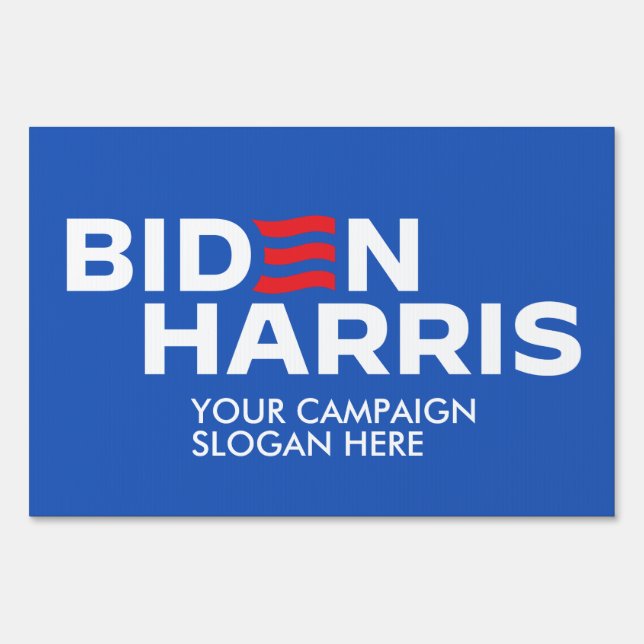 Create Your Own Biden Harris 2024 Sign (Front)