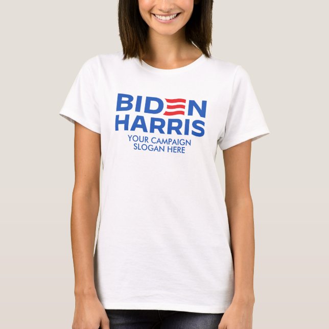 Create Your Own Biden Harris 2024 T-Shirt (Front)