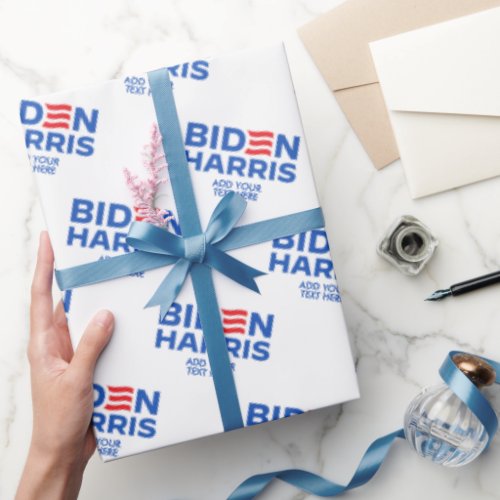 Create Your Own Biden Harris 2024 Wrapping Paper