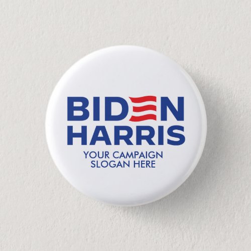 Create Your Own Biden Harris Campaign Slogan Button