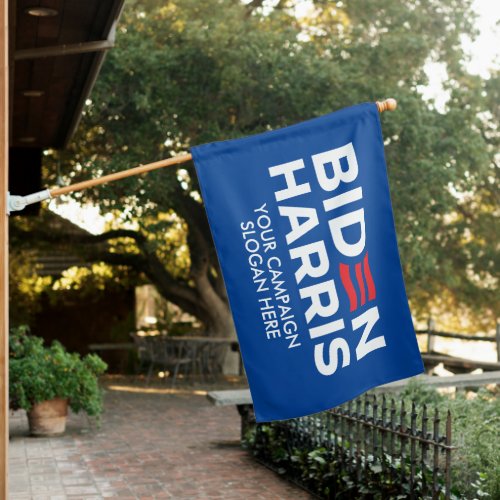 Create Your Own Biden Harris Campaign Slogan House Flag