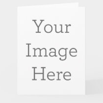 Create Your Own Big, 8.5" x 11" Vertical Card