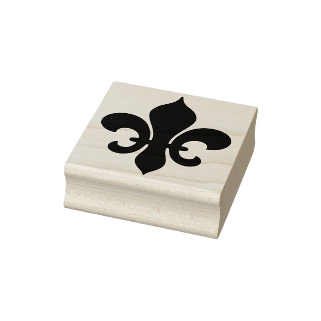 Create Your Own Big Bold Fleur De Lis Rubber Stamp (Stamp)